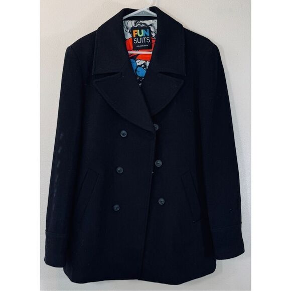 Fun Suits Justice League Wool Blend DC Comics Suit Sports Coat Men's Medium - Picture 1 of 11